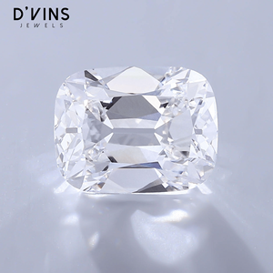 D'vins Jewels Anillo de Compromiso de Moda con Diamante Cultivado en Laboratorio de Corte Antiguo de 3 Quilates, Tipo Cojín, Precio Bajo, Más CVD, para Fabricación de Anillos - Product Image 2