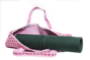 Cylindrical Floral Cotton Lightweight <b>Large</b> Capacity Portable Reusable Exercise <b>Mat</b> Carrier Gym <b>Outdoor</b> Sports Casual Luxury - Product Image 5