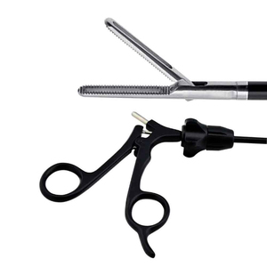 Pince laparoscopique manuelle en acier inoxydable de 5 mm, 45 cm, mâchoires de 22 mm, instrument chirurgical endoscopique, outil invasif minime - Product Image 6