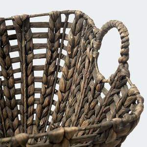 Multifunctional Luxury Handcrafted Eco-Friendly Water Hyacinth Laundry Basket Sustainable Durable Nesting Storage Baskets Home - Product Image 4