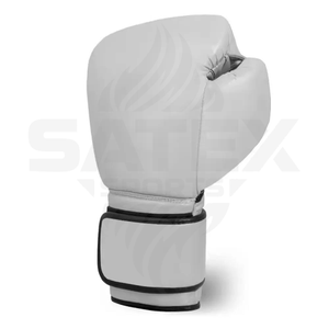 Guantes de boxeo de cuero con logotipo personalizado al por mayor, guantes de boxeo Muay Thai con cierre de velcro para hombres y mujeres, color personalizado - Product Image 2