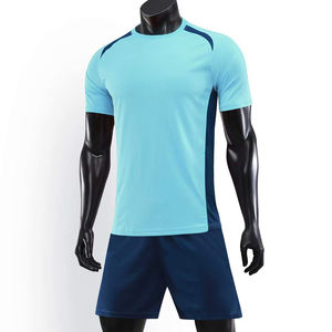 Uniforme de Fútbol Personalizado con su Propio Logotipo a Bajo Precio, Camiseta y Pantalones Cortos de Fútbol de Alta Calidad de Secado Rápido - Product Image 1