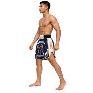 กางเกงมวยไทย MMA คิกบ็อกซิ่ง ศิลปะการต่อสู้ แบบยืดได้ ผลิตตามสั่ง ขายส่ง ไซส์ใหญ่ สำหรับผู้ชายและผู้หญิง - Product Image 6