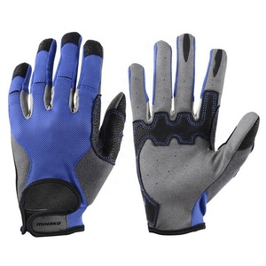 Automne hiver gants de cyclisme à doigts complets respirant vtt vélo sport mitaines GEL Pad coupe-vent antichoc écran tactile - Product Image 1