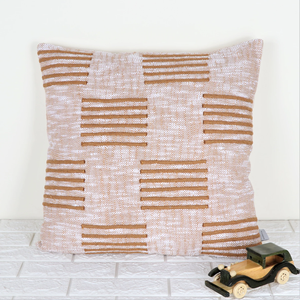 Hand Tufted Boho Ivory and Gray <b>Cushion</b> <b>Cover</b> Textured Handmade Decorative Pillow Case for Sofa Bedroom Living Room Home Decor - Product Image 4