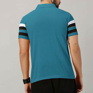 Camiseta de Verano para Hombre, de Alta Calidad, Corte Ajustado, Transpirable, Tejido de Punto de Algodón, Color Sólido, Informal, de Manga Corta, a la Moda - Product Image 2
