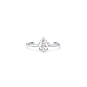 Bague de fiançailles pour femme REYES Fine Jewelry, certifiée IGI, or massif 14 carats, diamant de laboratoire HPHT CVD taille poire 1,01 carat. - Product Image 2