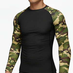Camisetas de Compresión de Manga Larga para Hombre, Nuevas 2026, con Logotipo Frontal Personalizado, Secado Rápido, Protección UV, Transpirables, Sin Costuras, Protección Contra Rozaduras - Product Image 6