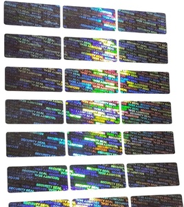 Custom Printed Hologram Security <b>Stickers</b> Tamper Evident Void Seal Labels Anti Counterfeit Adhesive Labels with <b>Logo</b> Printing - Product Image 2