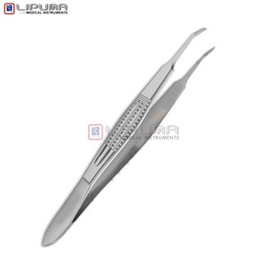 Pinces capsulaires CASTROVIEJO 10,0 cm, instruments chirurgicaux médicaux, chirurgie ophtalmique, pinces durables et légères - Product Image 4