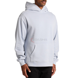 Sudadera con Capucha para Hombre, Estilo Vintage Otoñal, 100% Algodón, Felpa Francesa Gruesa, Logotipo Frontal Personalizado, Acabado Lavado, Servicio OEM - Product Image 2