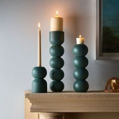 Beautiful Wooden Candle <b>Holder</b> Handcrafted Decorative Accent For Dining Tables Living Rooms And Special Events - Product Image 3