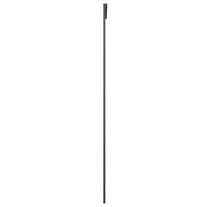 Porte coulissante en aluminium noir 29,9''x80,7'' avec verre dépoli ESG - Product Image 4