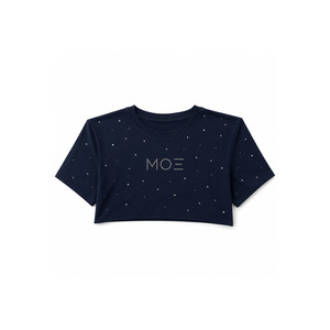 Manufacturer Custom <b>Rhinestone</b> Decorated women's shirt Relaxed Fit Y2K Embellished Cotton Blend <b>Crop</b> <b>Top</b> Personalized Branding - Product Image 4