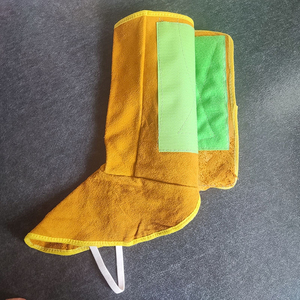 Competitive Rates Bulk Orders Premium Sale Safety Clothing Accessories Welding Shoe Covers Split <b>Leather</b> <b>Boots</b> Cover For Unisex - Product Image 4