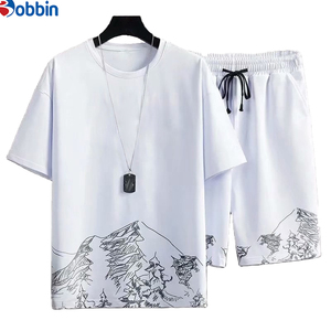 Nueva Colección de Verano, Conjunto Deportivo Informal Personalizado para Hombre, Talla Grande, Estampado, Transpirable, Cómodo, Unisex - Product Image 1