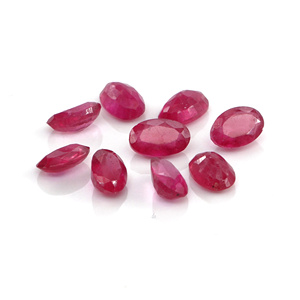 Rubis naturels de Bangkok, ovales calibrés 4x6mm, pierres précieuses facettées naturelles, prêtes à l'emploi pour la création de bijoux - Product Image 3
