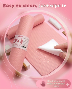 Tapete de Yoga de Silicona Ecológico con Correas Ajustables y Correa de Transporte - Logotipo Personalizable, Duradero para Yoga y Pilates - Product Image 3