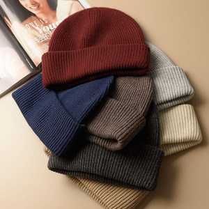 Gorro de Punto Personalizado con Logotipo para Hombre y Mujer, Gorro de Invierno Grueso de Tela Acrílica Acanalada, con un Solo Puño, para Uso en la Calle, al Aire Libre, Cálido - Product Image 5