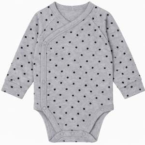 JALBEBE Combinaison pour bébé unisexe en coton, écologique, lavable, à manches longues, à ouverture sur le devant avec fermeture à boutons, pour l'automne, nouveau-né - Product Image 2