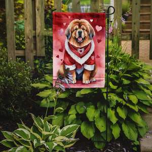 Multicolor Tibetan Mastiff <b>Garden</b> <b>Flag</b> Valentine's Day Mailbox Decorative Yard Banner for Patio Artwork for Flower Lawn Signs - Product Image 2