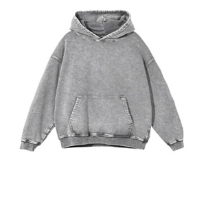 เสื้อฮู้ดโอเวอร์ไซส์สีชมพูแบบยูนิเซ็กซ์ แขนยาว ทรงปกติ สีพื้น มีกระเป๋า สวมใส่สบายๆ สำหรับฤดูใบไม้ร่วง ผลิตจากผ้าฝ้าย 100% แบบเฟรนช์เทอร์รี่ถัก - Product Image 3
