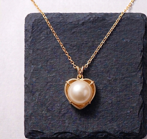 Collar con Colgante de Perla Blanca a Precio de Mayoreo, 16 Pulgadas, Plata de Ley 925, Chapado en Oro de 18K, Collar Minimalista, Regalo para Ella - Product Image 1