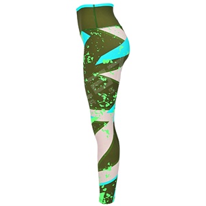 Vente en gros de pantalons de yoga et d'entraînement à taille haute personnalisés leggings de yoga à taille élastique et respirants pour évacuer la transpiration leggings de yoga à taille élastique - Product Image 5