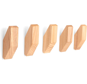 <b>Wall</b> Mounted Wood Coat Hook Indoor Wooden <b>Clothes</b> Hat <b>Wall</b> Hooks Fitting Room Hotel Easy Install Behind Doors Or On <b>Walls</b> - Product Image 4