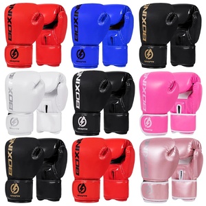 Guantes de Boxeo de Piel Sintética Rosa Personalizables OEM 2026 para Mujer, Transpirables, con Cierre de Velcro, para Entrenamiento en Gimnasio, Alta Calidad - Product Image 2