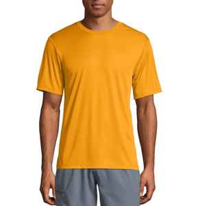 T-shirt athlétique pour homme adulte, couleurs unies, personnalisable avec votre propre graphisme et impression, vente chaude directe de l'usine Long Mission. - Product Image 4