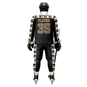 ชุดยูนิฟอร์มฮอกกี้น้ำแข็งผ้าเนื้อน้ำหนักเบาพร้อมพิมพ์โลโก้ทีมตามสั่ง ชุดยูนิฟอร์มฮอกกี้น้ำแข็งคุณภาพพรีเมียม - Product Image 2