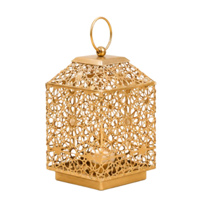 เชิงเทียนรูปพระจันทร์เสี้ยวโลหะฉลุลายสไตล์อาหรับสำหรับรอมฎอน ขายส่ง - Product Image 6