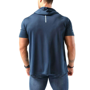 <b>Men's</b> Solid Hooded <b>Sleeveless</b> Workout Gym <b>Hoodies</b>-Stretchable Comfortable Fleece Gym Wear <b>for</b> Fitness Bodybuilding Gym <b>Hoodies</b> - Product Image 2
