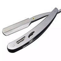 Elegante Maquinilla de Afeitar Reutilizable de Acero Inoxidable para Barbería, para Hombres, Nueva Llegada, Logotipo y Diseño Personalizados, Cuidado Personal de Belleza