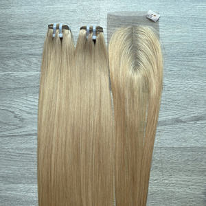 Super Cheveux Double Dessiné Os Cheveux Raides Blonde Couleur Meilleure Qualité Cheveux Humains Vietnamiens de Haute Qualité Prix de Gros - Product Image 5