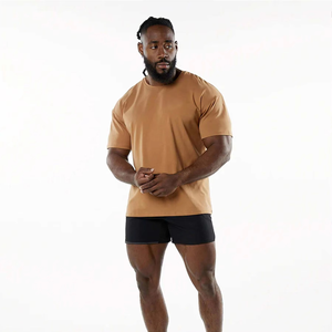 เสื้อยืดออกกำลังกายในยิมของผู้ชายเสื้อยืดออกกำลังกายยืดระบายอากาศสำหรับออกกำลังกาย - Product Image 3