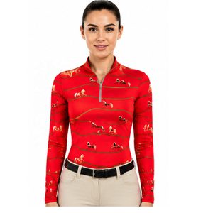 Chemises d'équitation à manches longues à sublimation intégrale, best-seller, en coton durable, avec logo personnalisé - Product Image 2