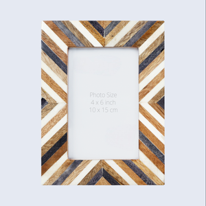 กรอบรูปสไตล์วินเทจฝังกระดูก ของตกแต่งบ้าน ของขวัญ - Product Image 6