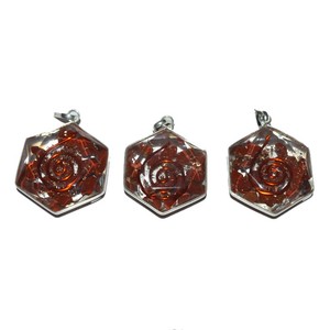 Colgantes de bola de lápiz de cuarzo rosa Orgone, compra en línea - Product Image 3