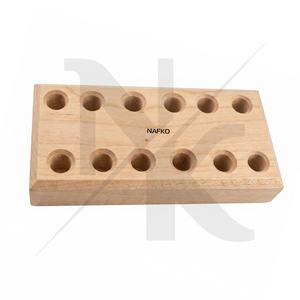Support en bois de haute qualité pour 6 pinces à épiler, support de rangement en bois pour pinces, support de tri industriel pour bijoutiers, outil de bricolage, produit économique - Product Image 2