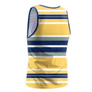 Camiseta sin mangas para hombre, corte ajustado, tejido transpirable, para gimnasio, entrenamiento, rendimiento atlético, ropa deportiva, pedido al por mayor - Product Image 3