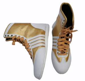 Chaussures de musculation, de powerlifting et de lutte personnalisées avec logo, pour entraînement en salle, antidérapantes, respirantes, dessus en cuir véritable, semelle extérieure en PU, été - Product Image 4