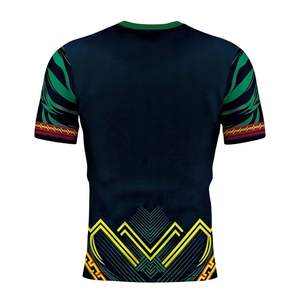 Camiseta de Fútbol Personalizada con Nombre y Número del Jugador, Sublimada, Transpirable, MOQ Bajo, 100% Poliéster, Ropa Deportiva - Product Image 2