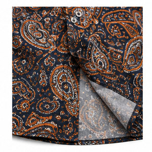 Chemise décontractée de luxe moderne pour homme, coupe décontractée, manches courtes, imprimé par transfert thermique, 100% coton respirant, séchage rapide, été - Product Image 5