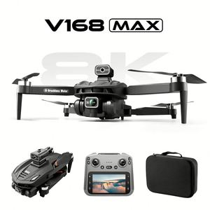Drone professionnel V168 MAX avec caméra, positionnement GPS, écran, télécommande, évitement d'obstacles quadridirectionnel, moteur sans balais - Product Image 4