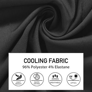 Shorts de golf décontractés en polyester pour hommes, personnalisables avec logo, séchage rapide, anti-humidité, couleur unie, vente en gros - Product Image 5