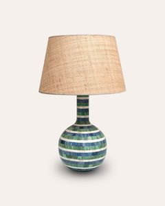 Luxury Bone Inlay Nordic Modern LED <b>Table</b> Lamp <b>Blue</b> Living Room <b>Bedside</b> Lamp Dimmable from india arif handicrafts handmade - Product Image 1