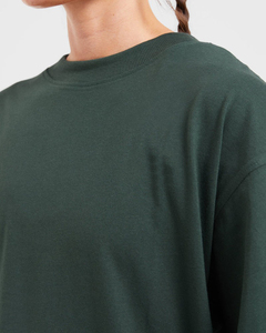 Camiseta de Cuello Redondo para Mujer, Personalizable con Logotipo, al por Mayor, Corte Holgado, Color Sólido, Manga Corta, Transpirable, Ligera y de Secado Rápido - Product Image 6