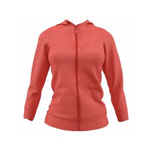 Pull décontracté pour femme sweat à capuche en polaire délavé à l'acide automne/hiver rembourré Logo personnalisé brodé Streetwear - Product Image 6